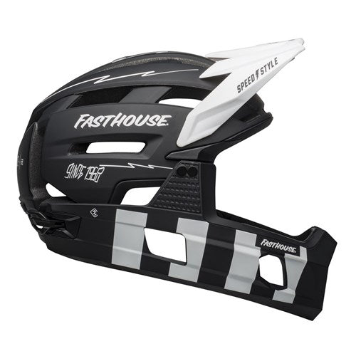 BELL SUPER AIR R SPHR MIPS FASTHOUSE MATT BLK/WHT (MD) 22