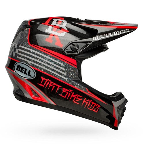 BELL MOTO-9 MIPS YOUTH TWITCH - REPLICA 22 BLACK/GREY