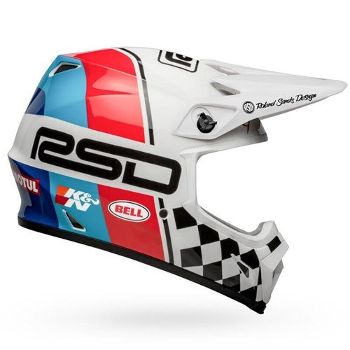 BELL MX-9 MIPS RSD THE RALLY - BLACK/WHITE