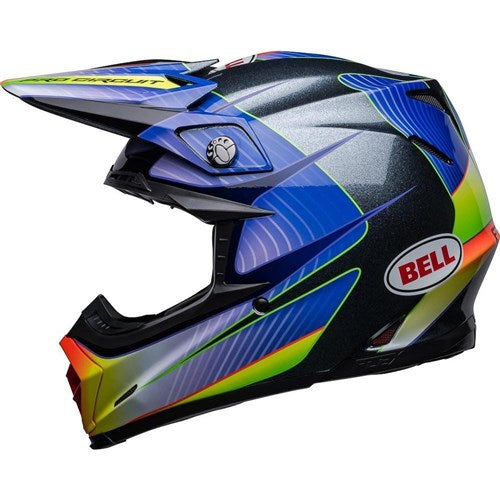 BELL MOTO-9S FLEX PRO CIRCUT 23 - SILVER/METTALIC FLAKE
