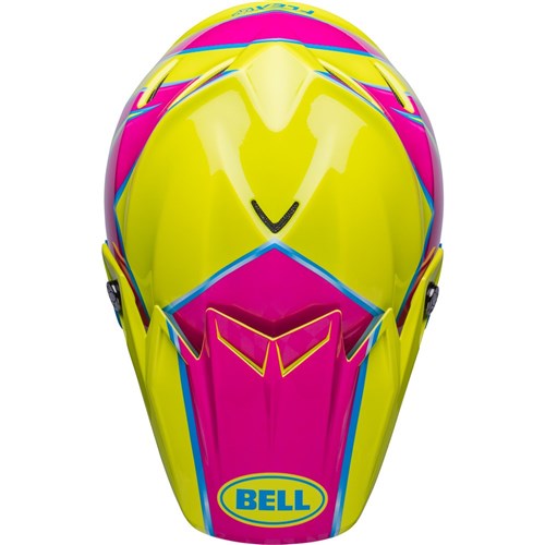 BELL MOTO-9S FLEX SPRITE - YELLOW/MAGENTA