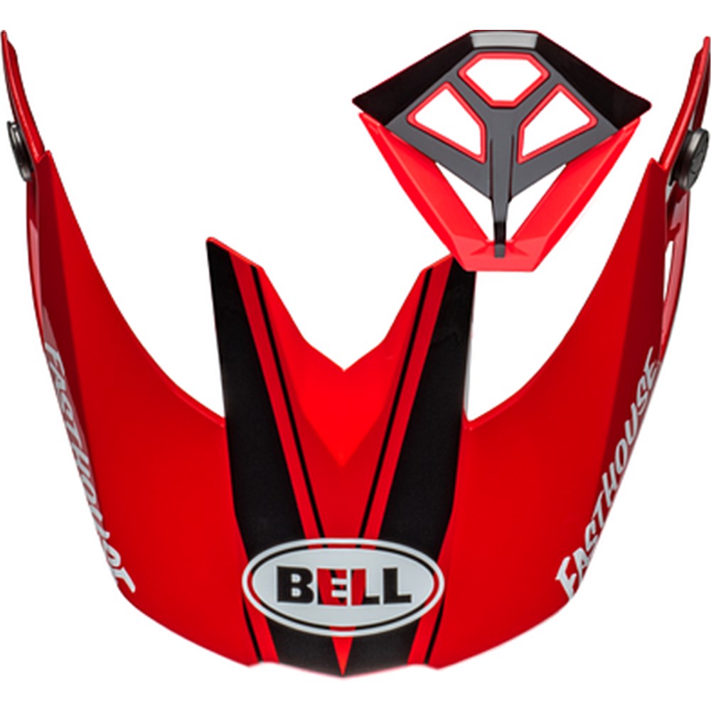 BELL S/P - MOTO-10 PEAK M/PIECE KIT FASTHOUSE DAY IN THE DIRT 24 RED/GLD #