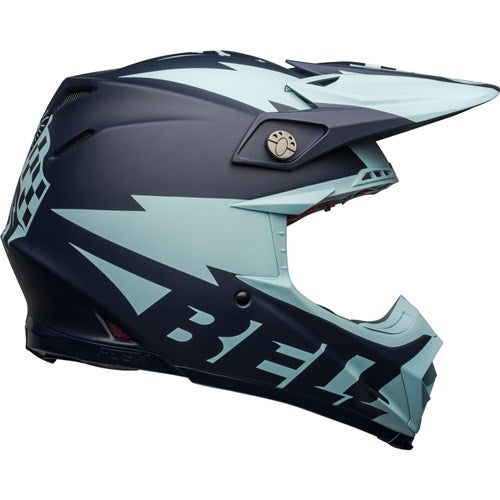 BELL MOTO-9 FLEX BREAKAWAY MATTE - NAVY/LIGHT BLUE