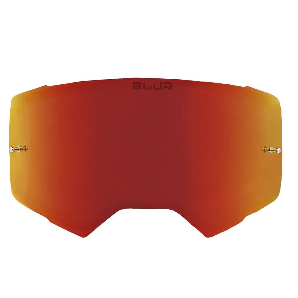 BLUR B-60 LENS RAD-RED DUAL PANE W/TEAR OFF PINS