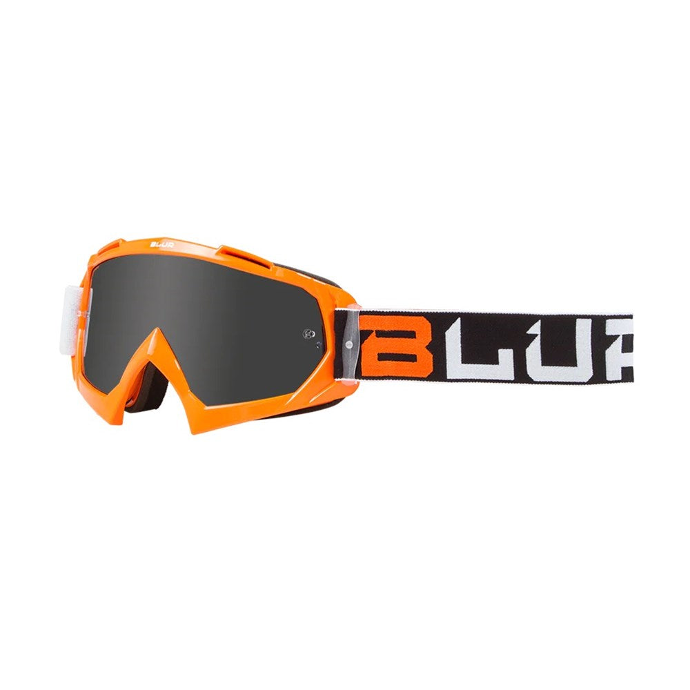 BLUR B-10 GOGGLE TWO FACE ORG/BLK/WHT (SIL LENS)