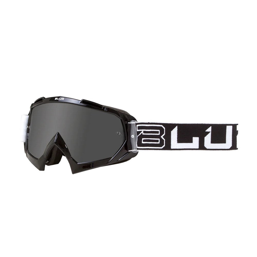 BLUR B-10 GOGGLE TWO FACE BLK/WHT (SIL LENS)