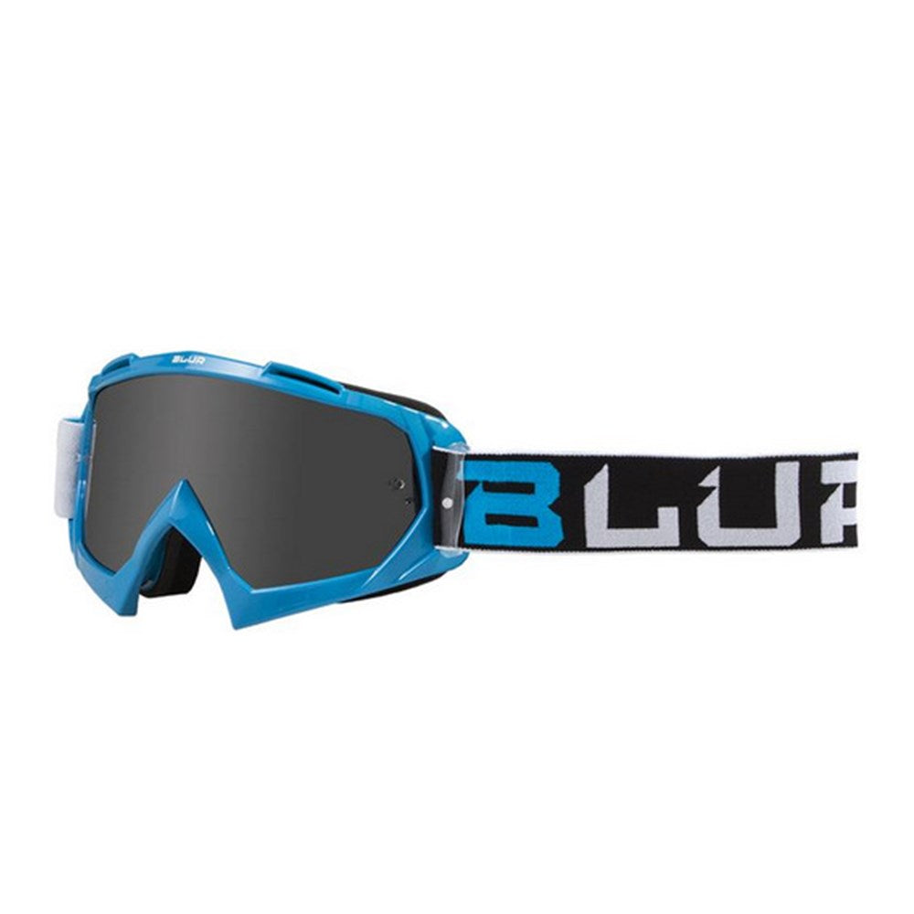BLUR B-10 GOGGLE TWO FACE RED/BLK/WHT (SIL LENS)