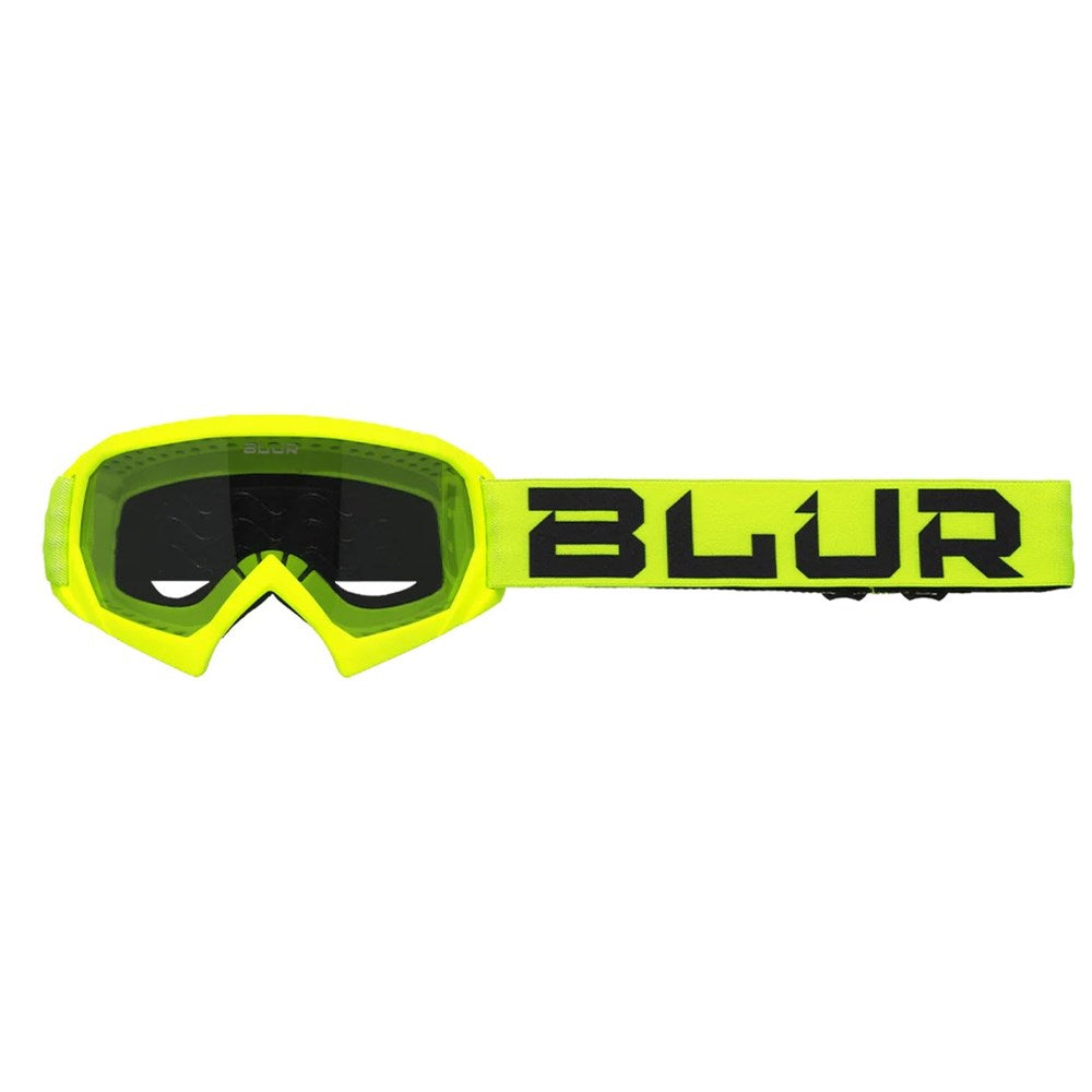 BLUR B-10 GOGGLE BLK/NEON YOUTH
