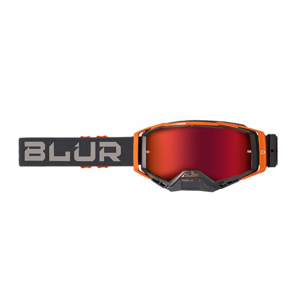 BLUR B-40 GOGGLE GRY/ORG (ORG LENS)