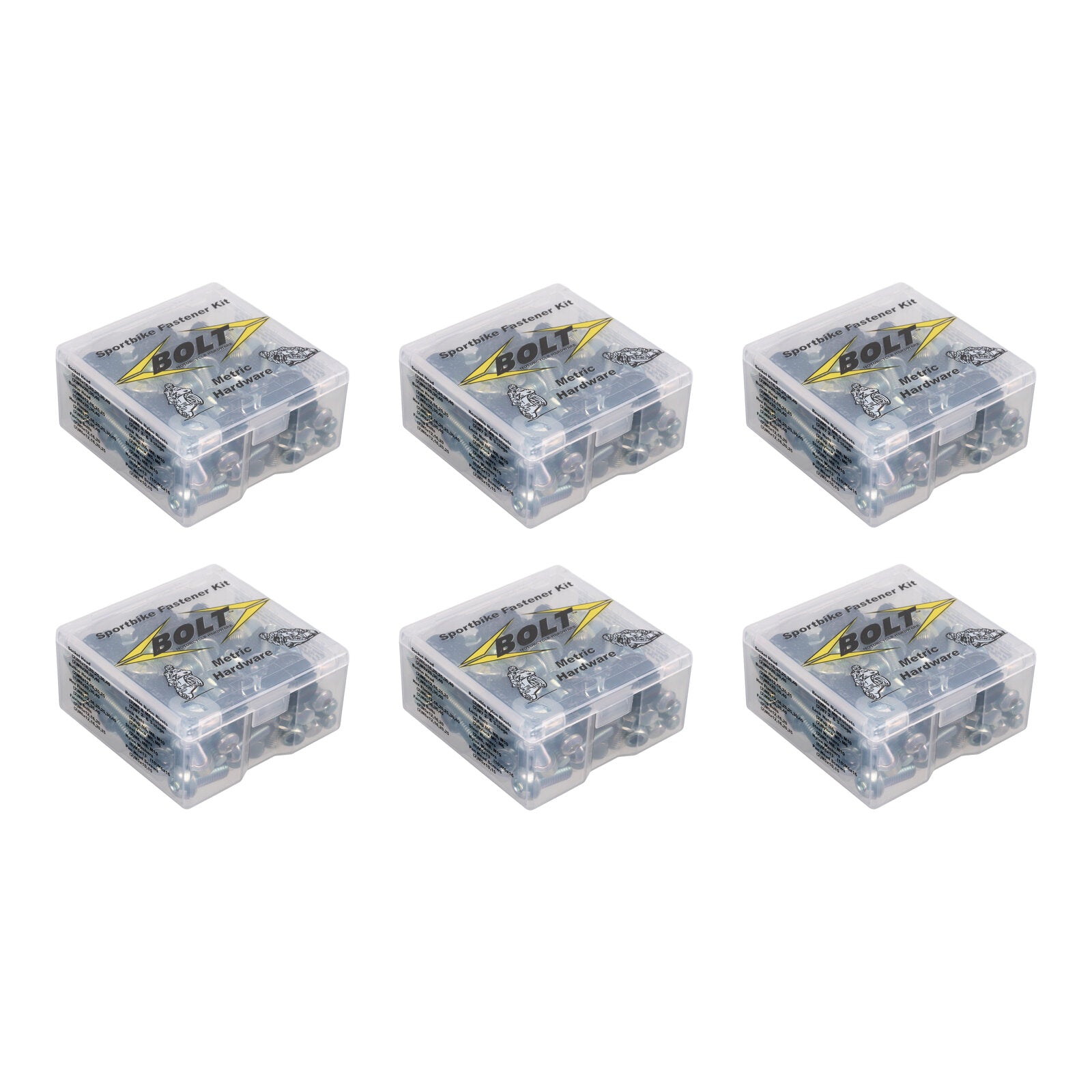 Bolt Sport Bike Track Pack - 6 Kits in Pop Display