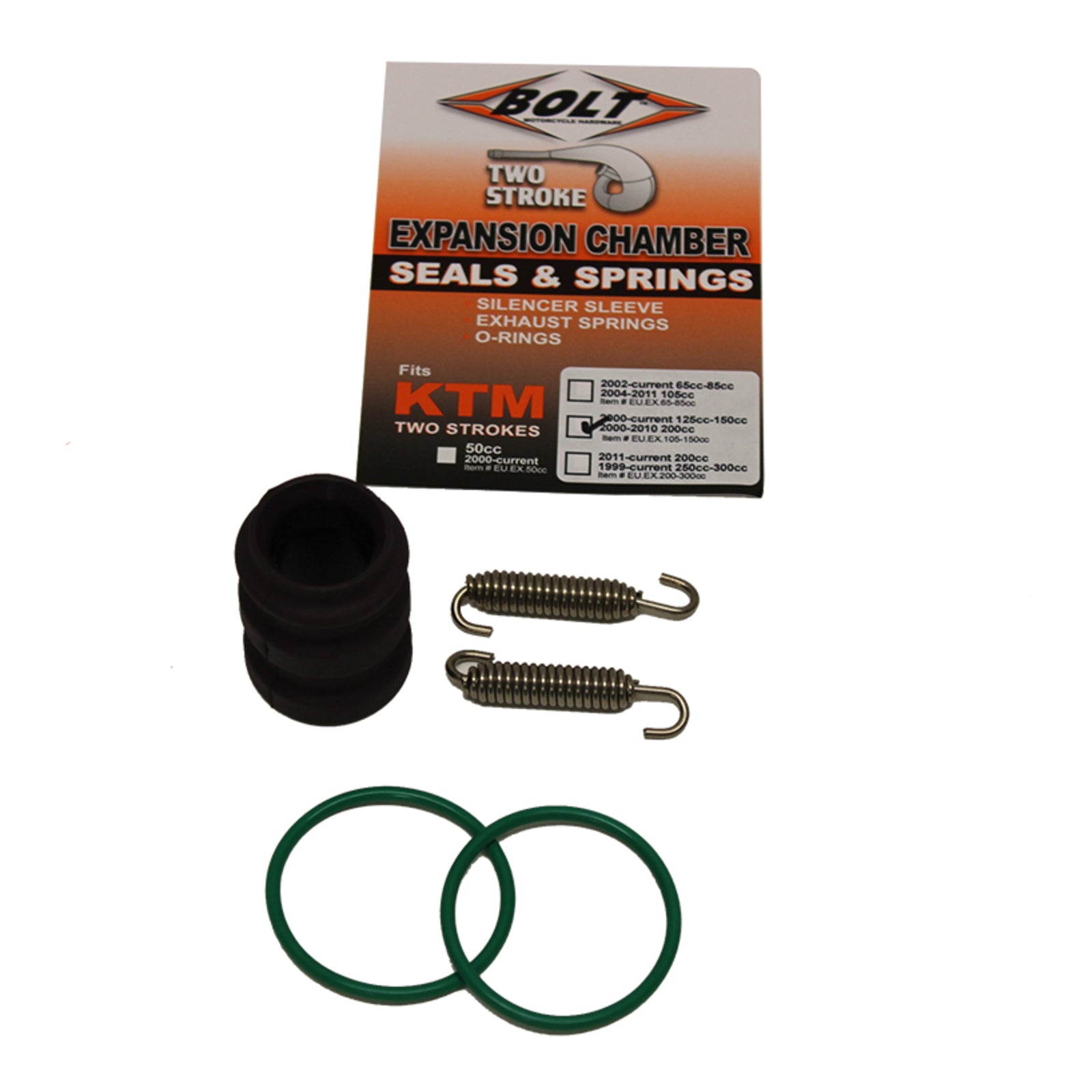 Bolt Exhaust O-Ring Pack KTM 105-150 '00-Onwards