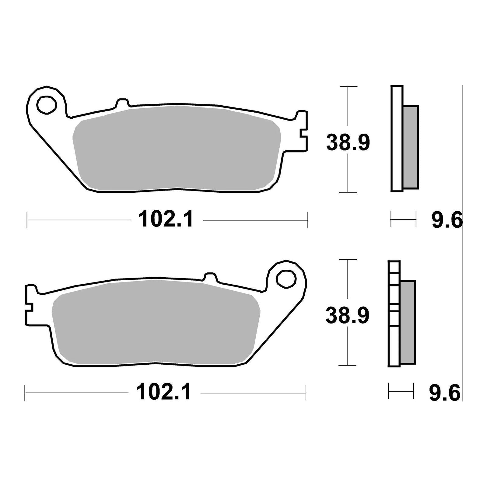 Brembo Prime Brake Pad Sinter Front 07HO41SA