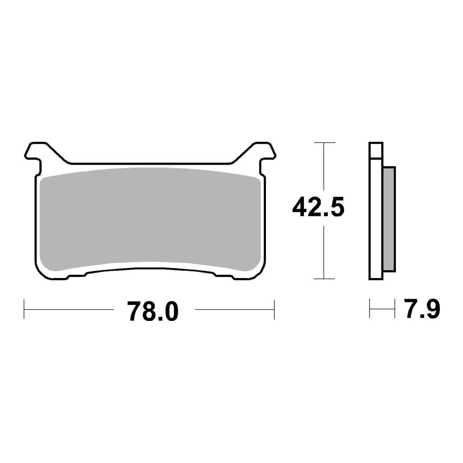 Brembo Prime Brake Pad Sinter Front 07HO63SA