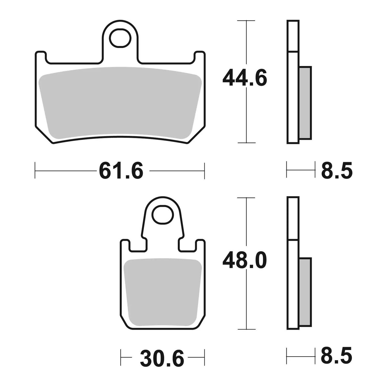 Brembo Prime Brake Pad Sinter Front 07YA46SA