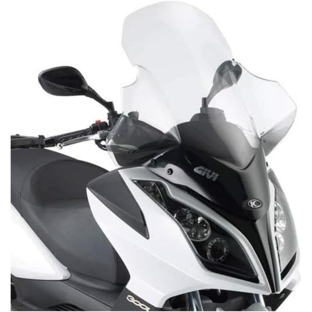 GIVI WINDSCREEN TRANSPARENT - KYMCO DOWNTOWN 125-300 09-14