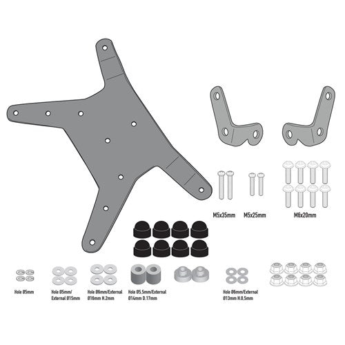 GIVI SCREEN FIT KIT ONLY KTM ADV 19>