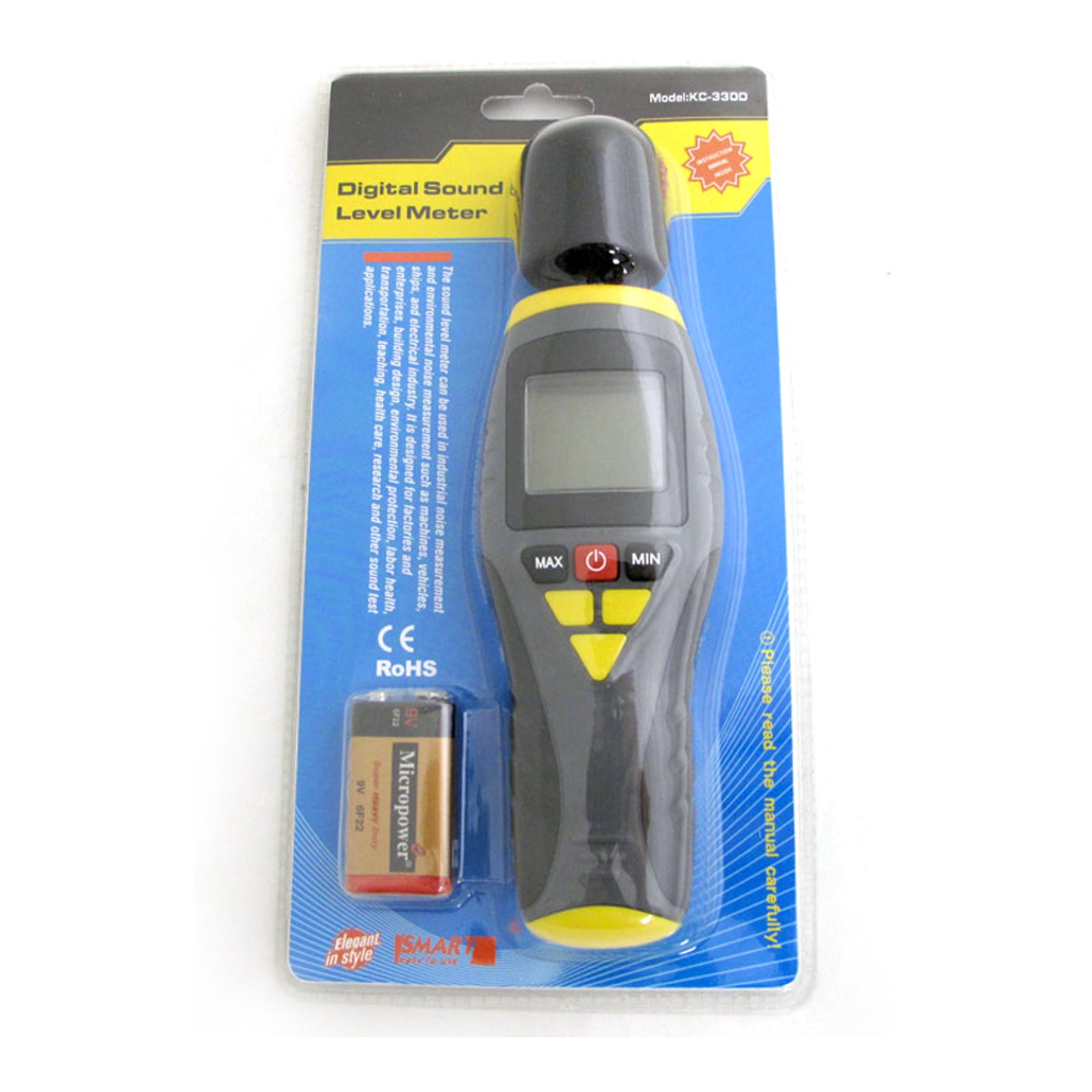 DECIBEL SOUND METER (A weighted - FAST response)