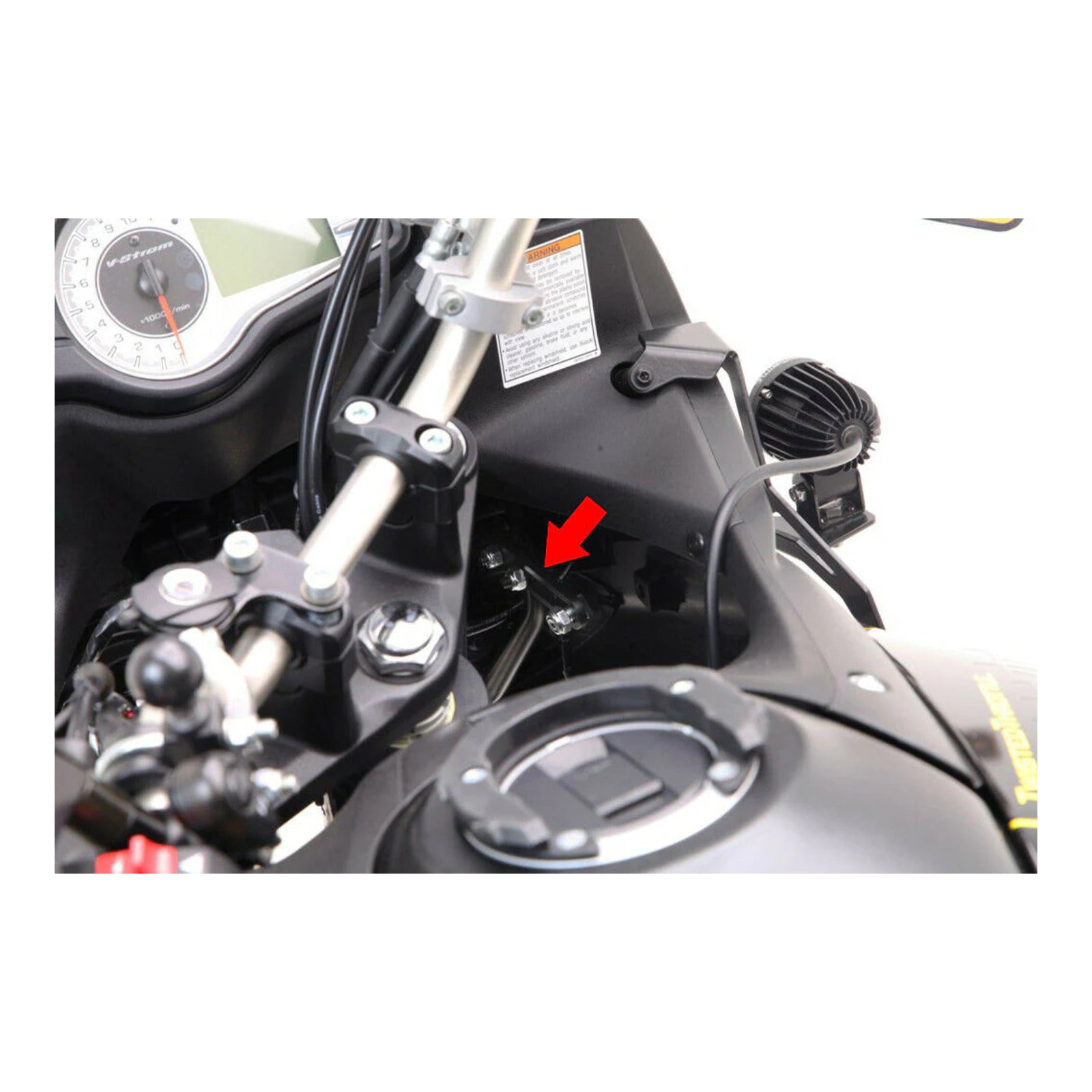 Denali Soundbomb Compact Horn Mount Bracket - Suzuki DL650 V-Strom '04>