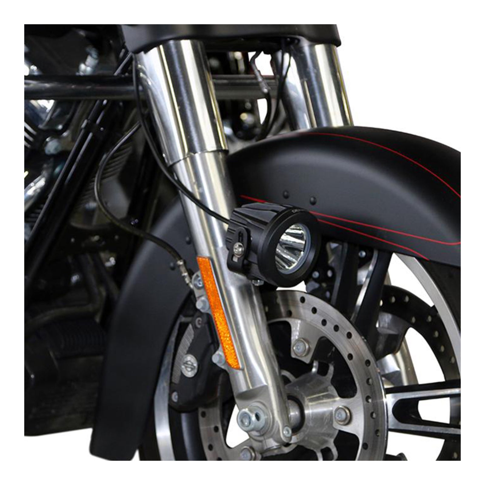 Denali Auxiliary Light Mount - Harley Sportster, Softail, Touring