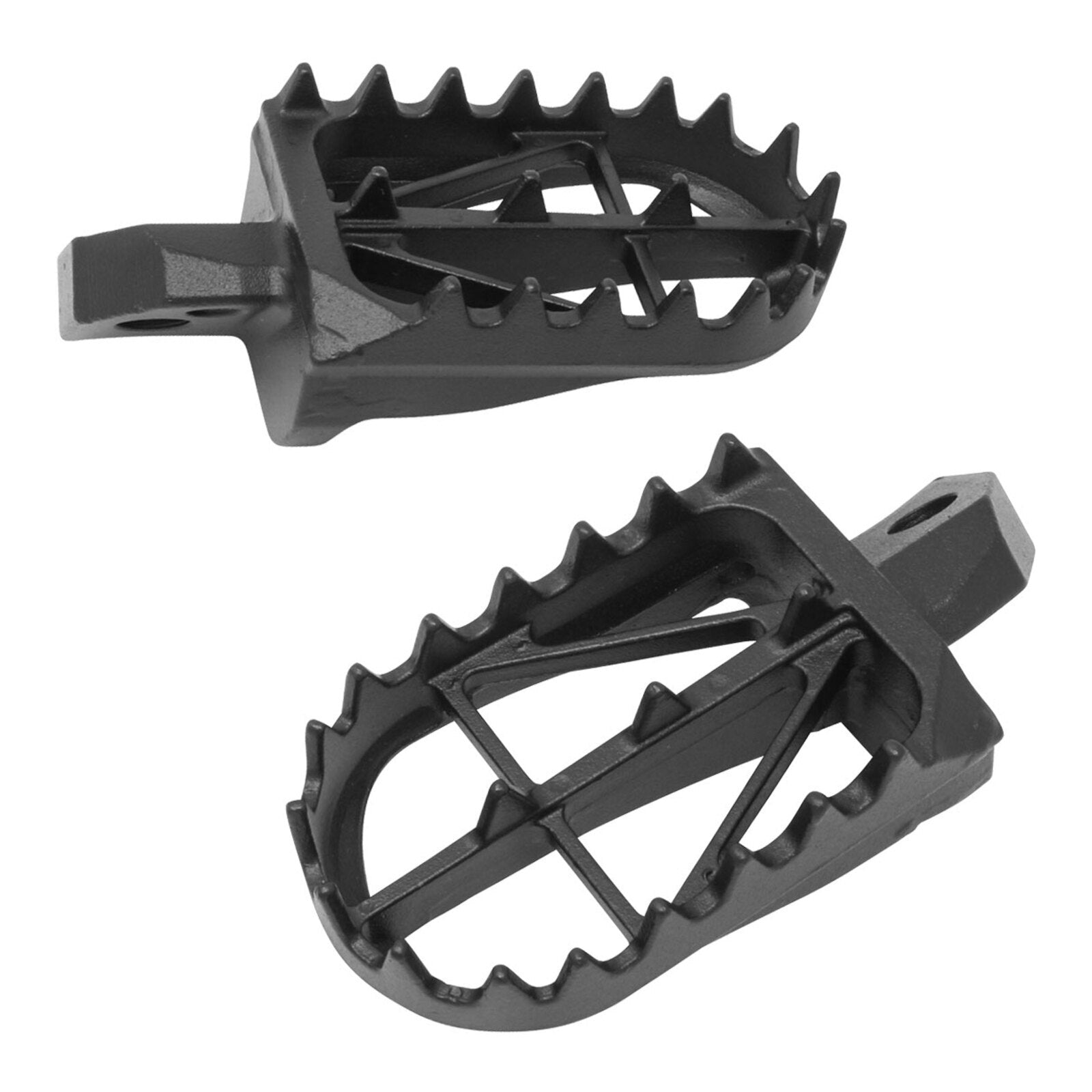Zeta Wide Chromoly Mid Foot Pegs - Kawasaki KDX220 / KDX250R / KDX250SR