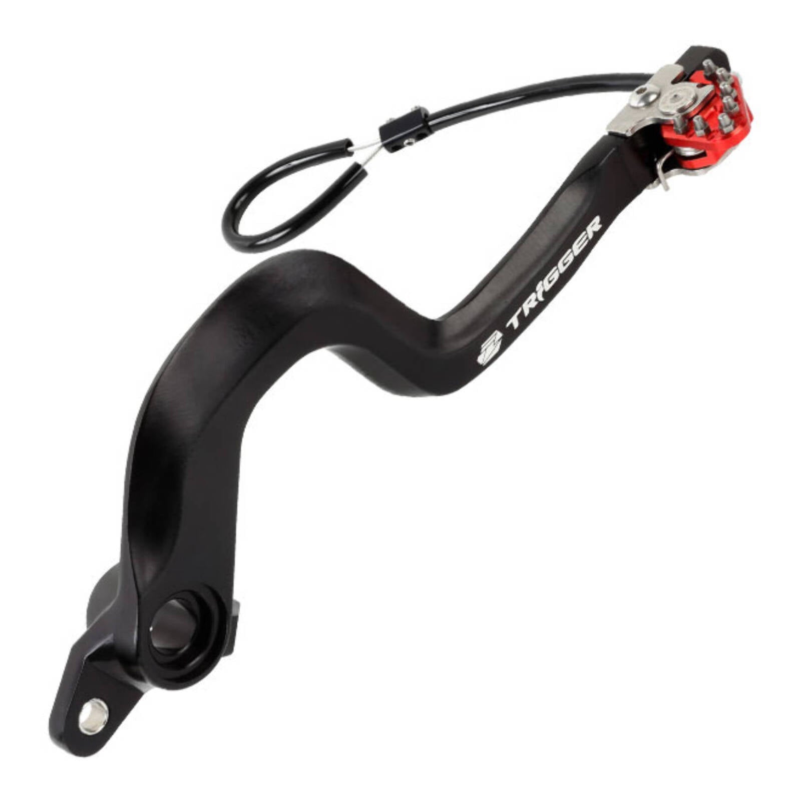 Zeta Trigger Brake Pedal - Suzuki DR-Z400 / DR-Z400SM - Red