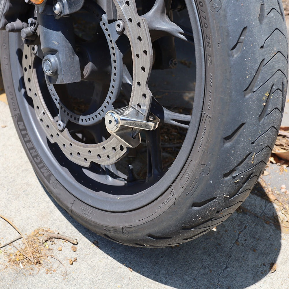 DISK LOCK 6mm SILVER