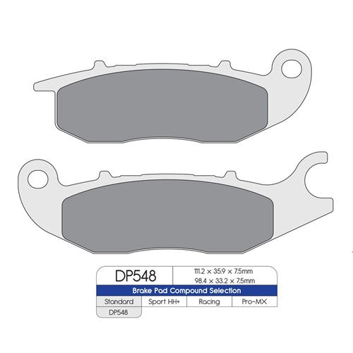 DP SINTERED BRAKE PADS - DP548