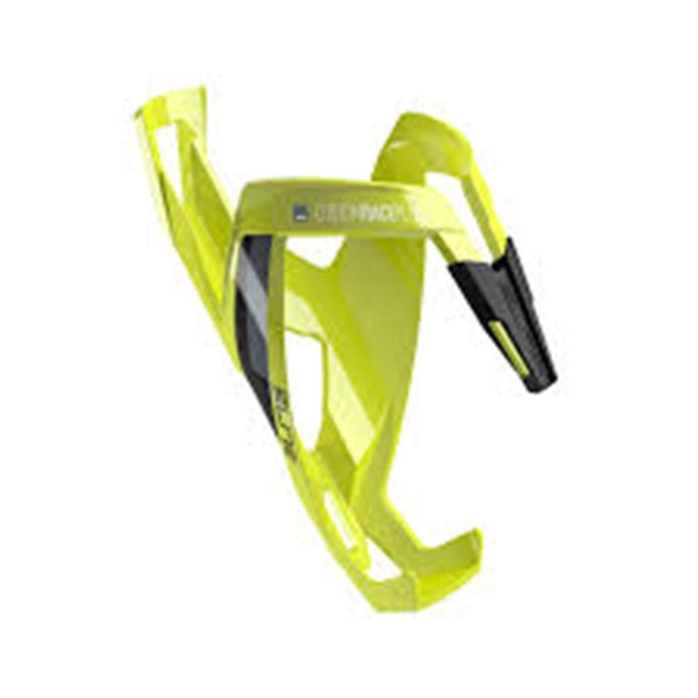 ELITE BOTTLE CAGE CUSTOM RACE PLUS YEL FLURO BLACK #