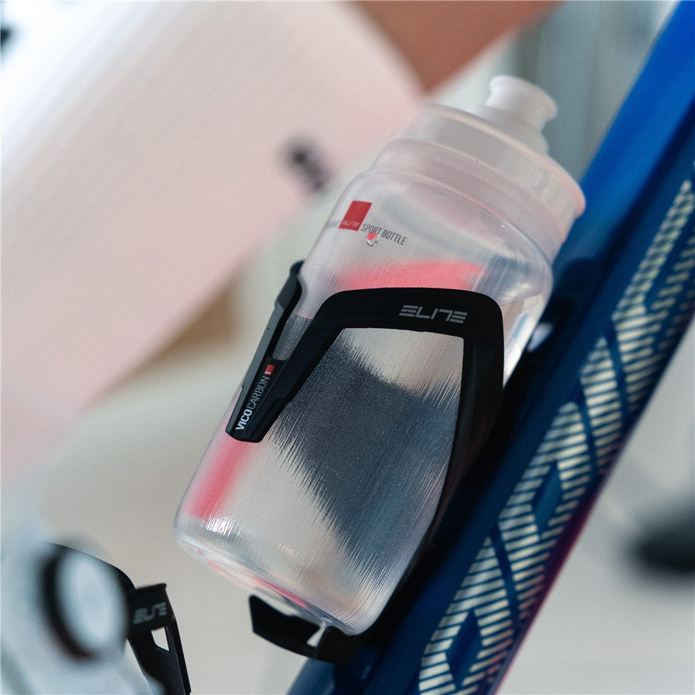 ELITE BOTTLE CAGE VICO CARBON MATT BLACK/BLACK