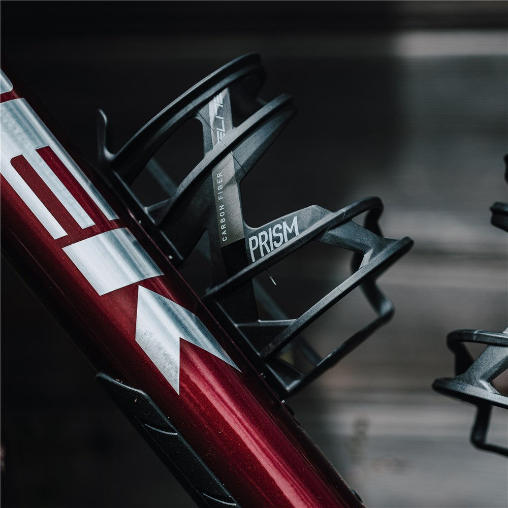 ELITE BOTTLE CAGE PRISM CARBON RIGHT BLACKK