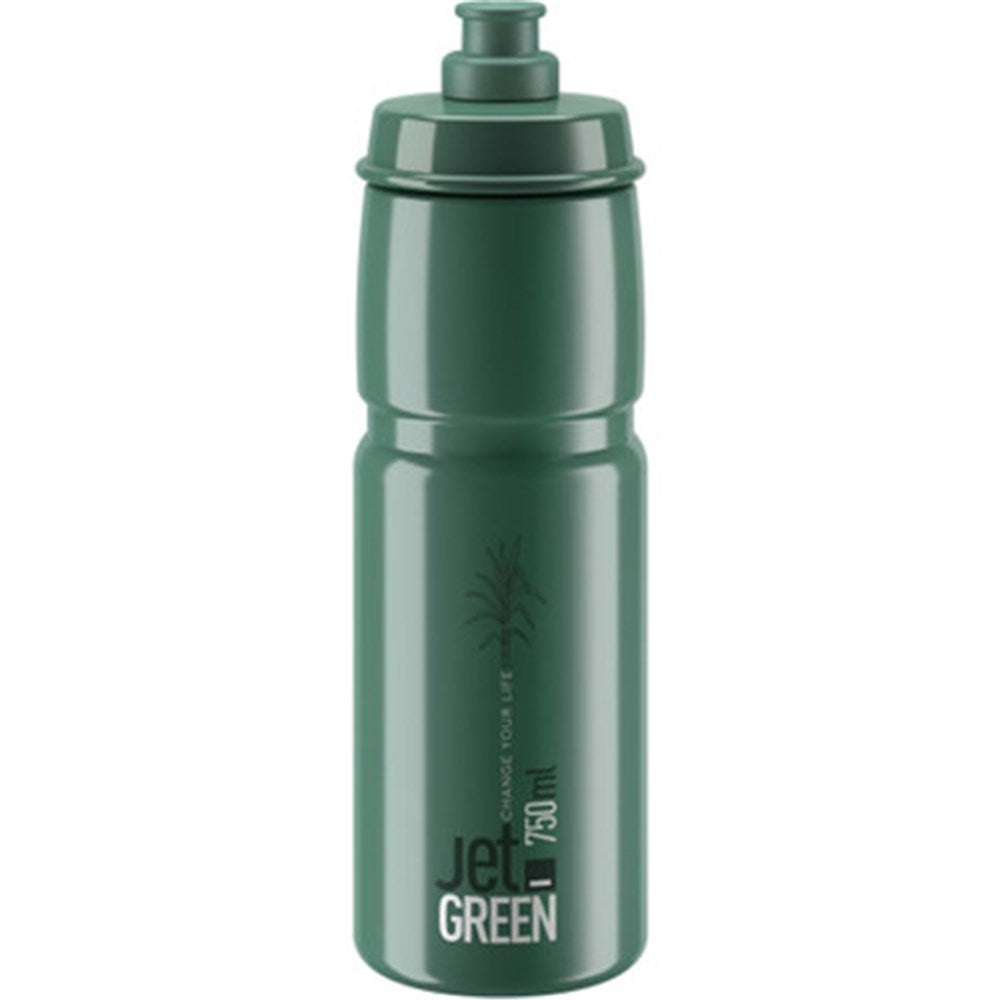 ELITE BOTTLE JET GREEN DARK GREEN WHITE LOGO 750 mL