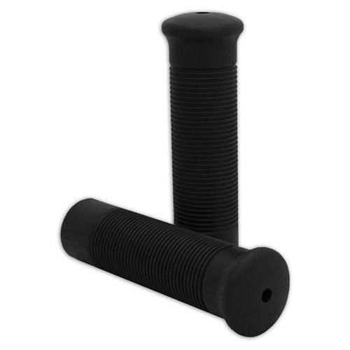 EMGO BLK RUBBER GRIPS TO SUIT 7/8IN H/BAR