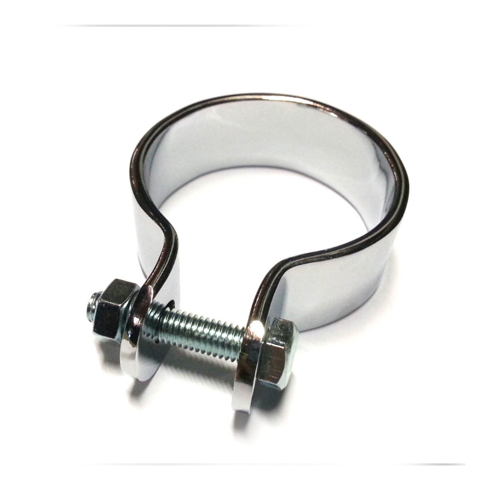 Whites Exhaust Clamp 1 5/8 Chrome 41mm