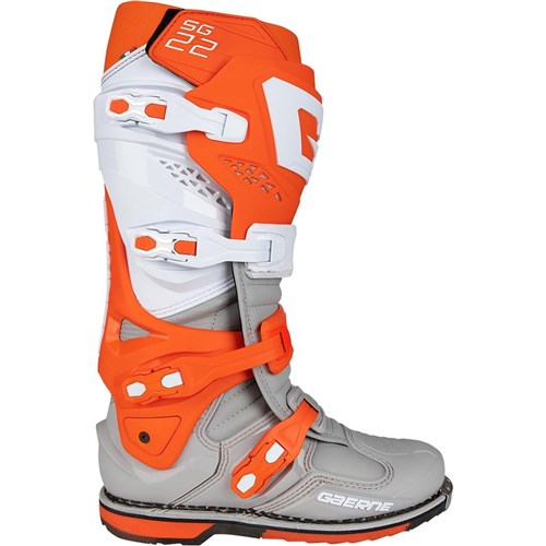 GAERNE SG-22 BOOTS ORANGE/WHITE/GREY