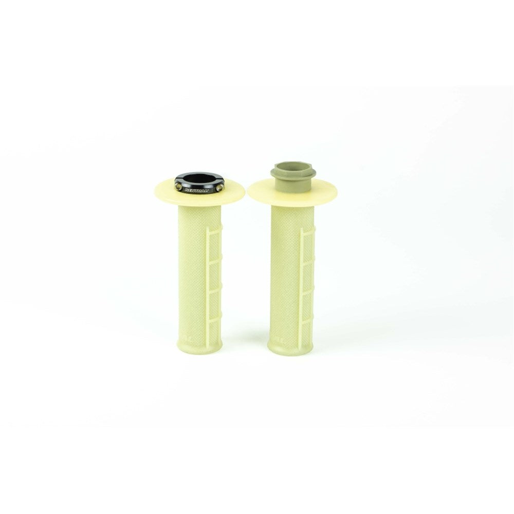 RENTHAL GRIPS MX R-WORKS LOCK-ON HALF WAFFLE - ARAMID (G237)