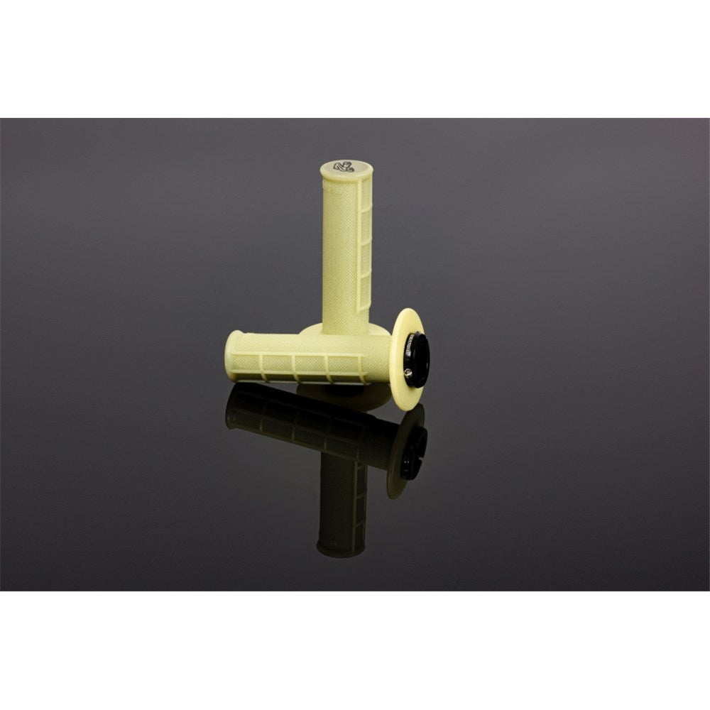 RENTHAL GRIPS MX R-WORKS LOCK-ON HALF WAFFLE - ARAMID (G237)