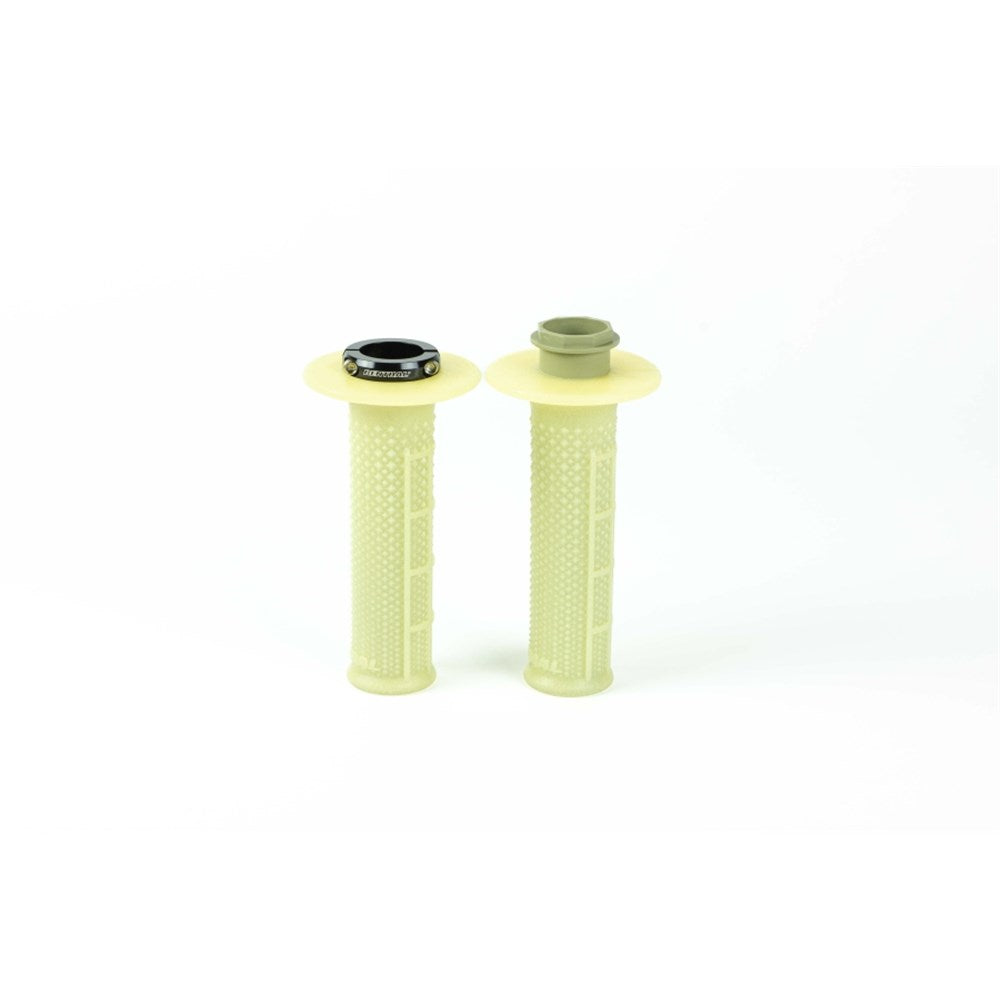 RENTHAL GRIPS MX R-WORKS LOCK-ON TAPERED/HALF WAFFLE - ARAMID (G240)