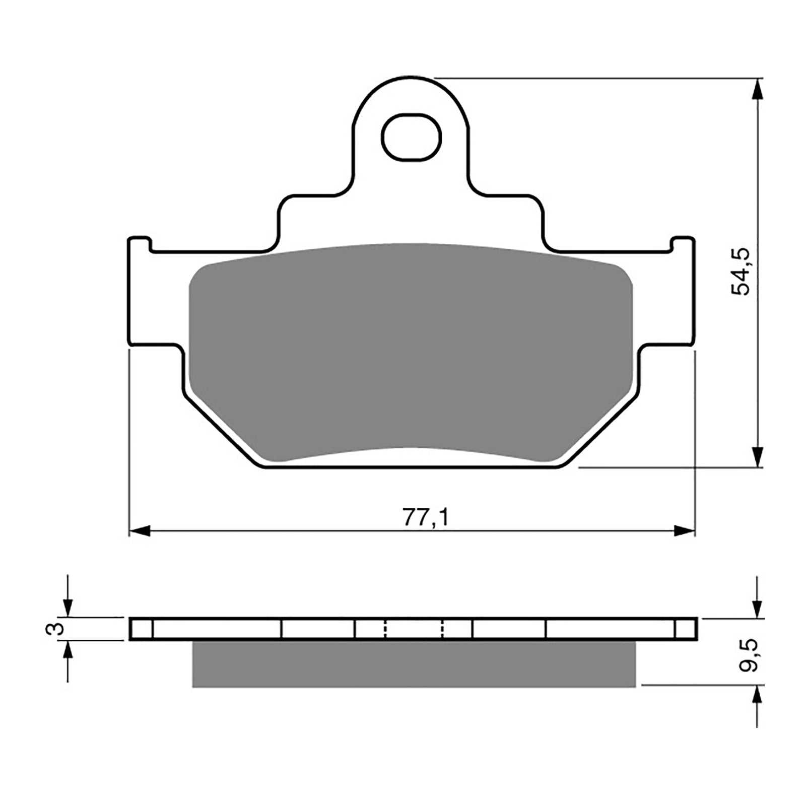 GOLDfren Brake Pads Off-Road Racing GF046 - K5 (PR106)
