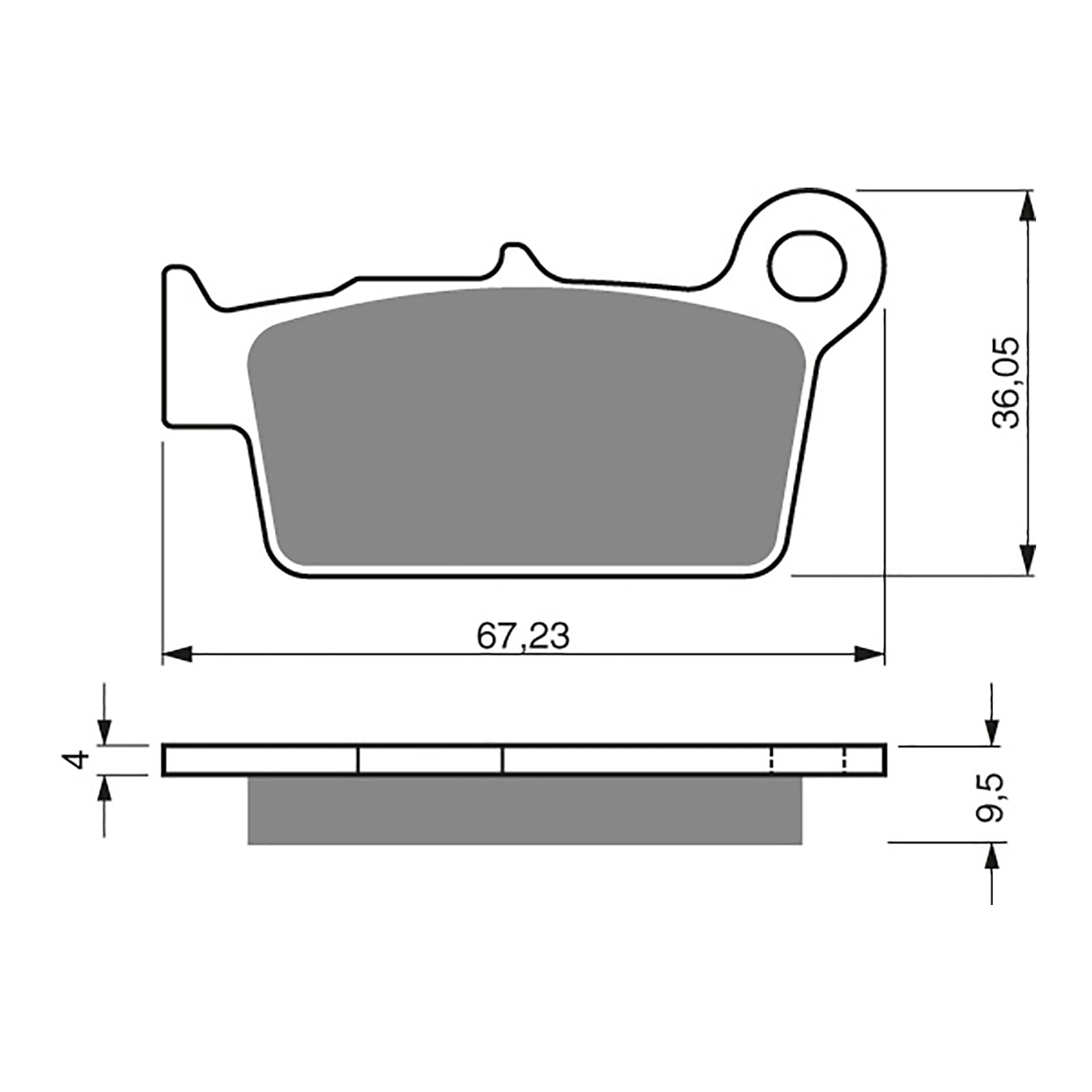 GOLDfren Brake Pads Off-Road Racing GF187 - K5 ( PR326 )