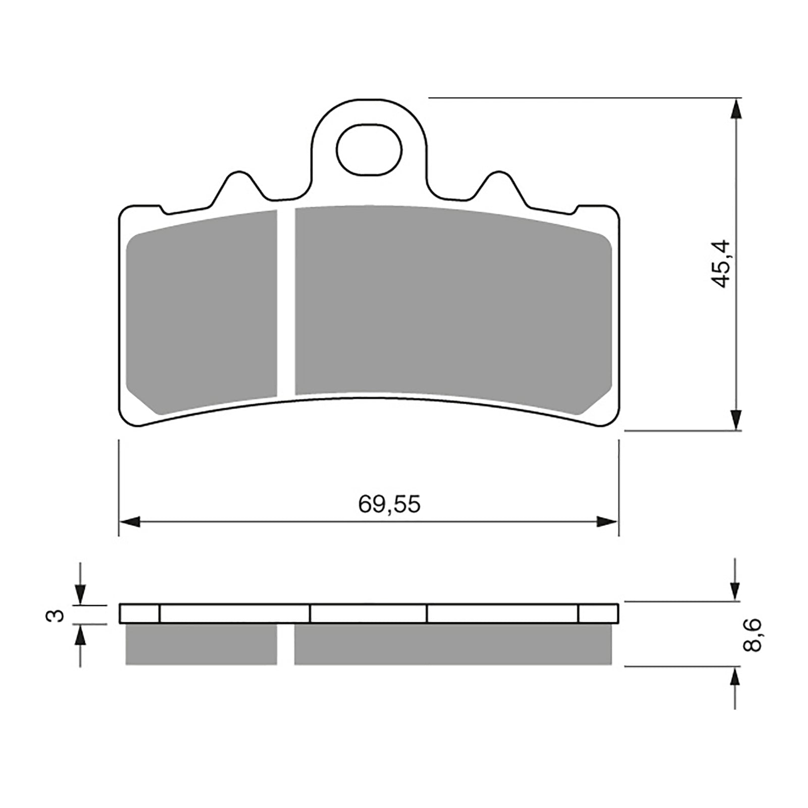 GOLDfren Brake Pads Sintered Sports GF305 - S3 ( PH439 )