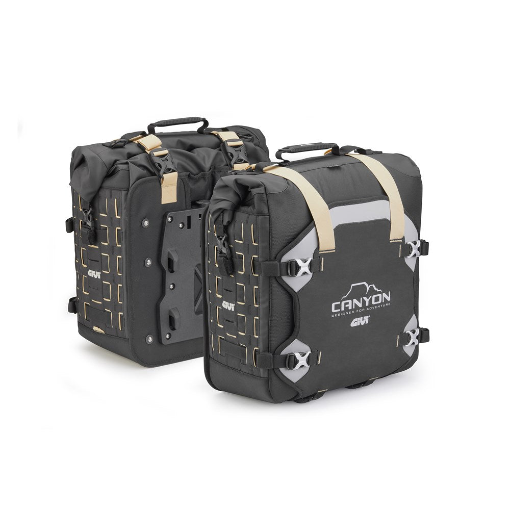 GIVI GRT CANYON SOFT PANNIERS (PAIR) UNIFIT SYSTEM (FOR USE WITH PL/PLR FRAMES)