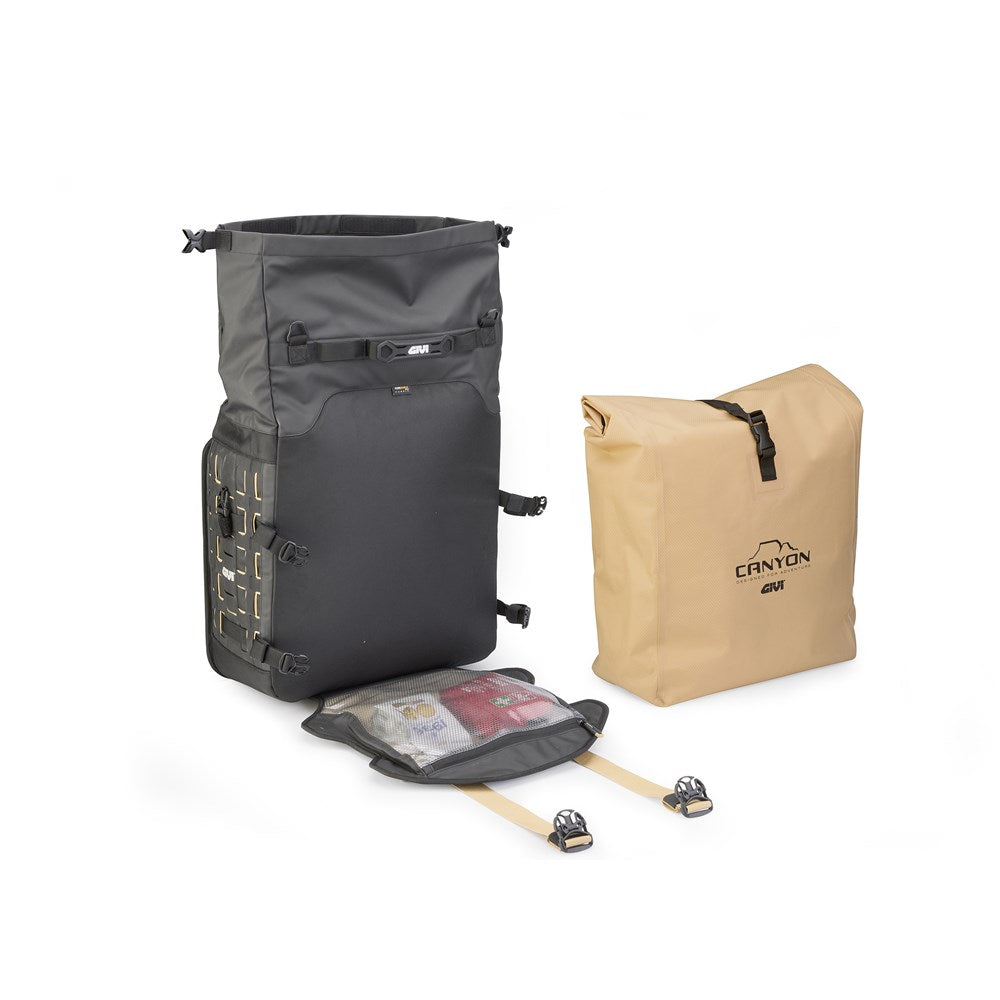 GIVI GRT CANYON SOFT PANNIERS (PAIR) UNIFIT SYSTEM (FOR USE WITH PL/PLR FRAMES)