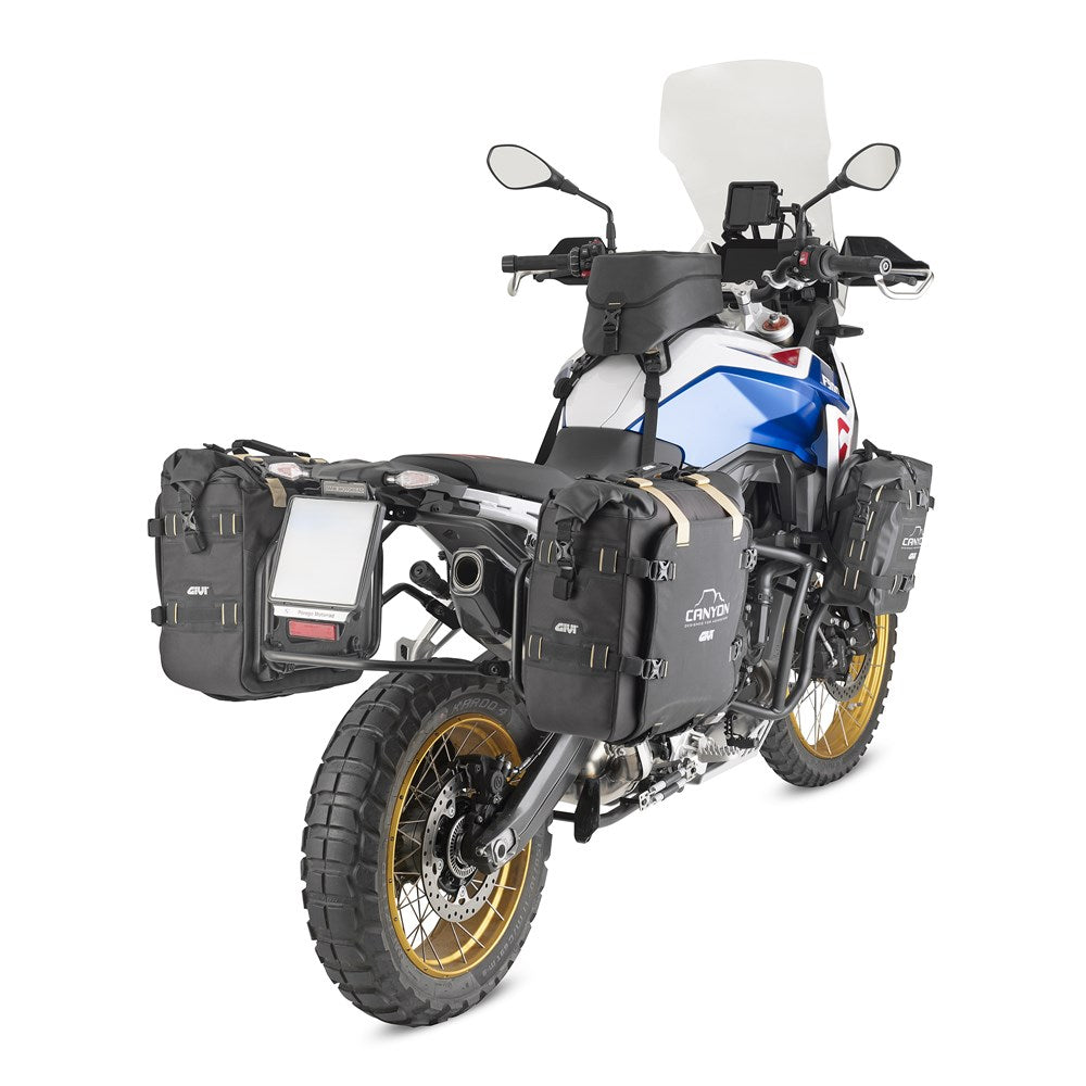 GIVI GRT CANYON SOFT PANNIERS (PAIR) 25L+25L MONOKEY (FOR USE WITH PL/PLR/MK FRAMES)