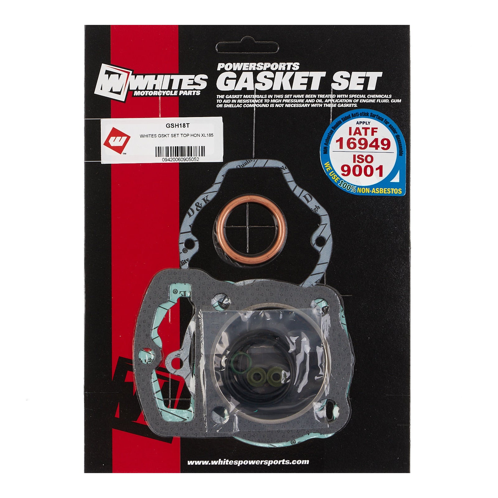 Whites Gasket Set Top Honda XL185