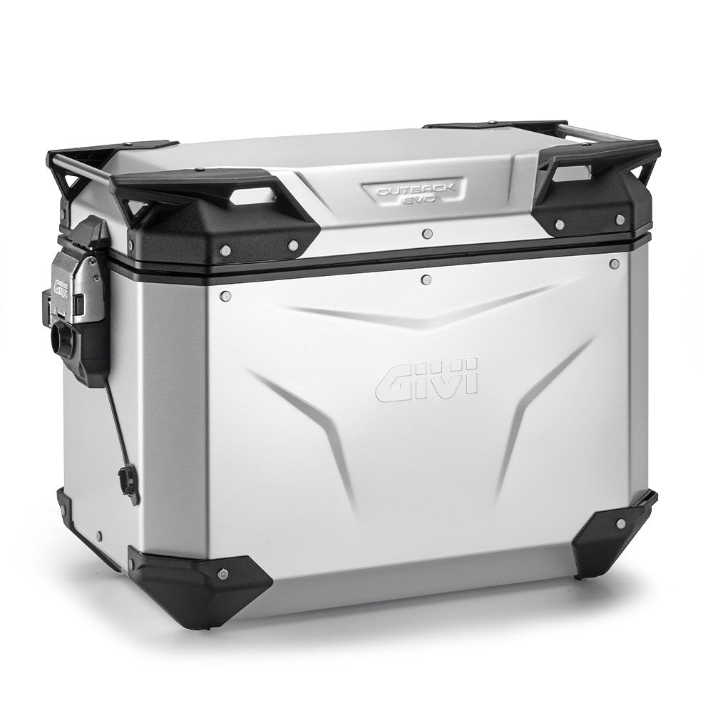 GIVI TREKKER OUTBACK EVO SMART 48L ALLOY ANODIZED PANNIER RIGHT (SINGLE) CAM (SOLD WITHOUT LOCK)