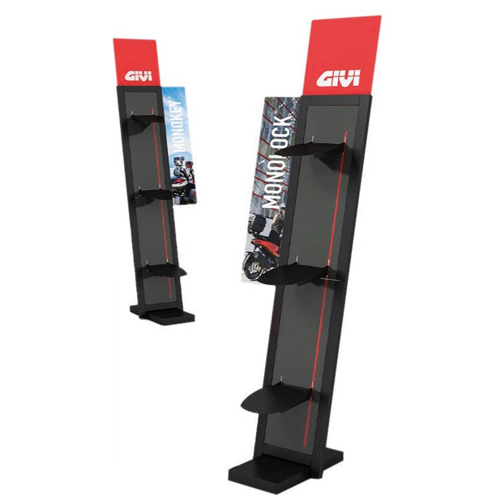 GIVI EXHIBITOR DISPLAY STAND - THREE CASES MONOLOCK/MONOKEY