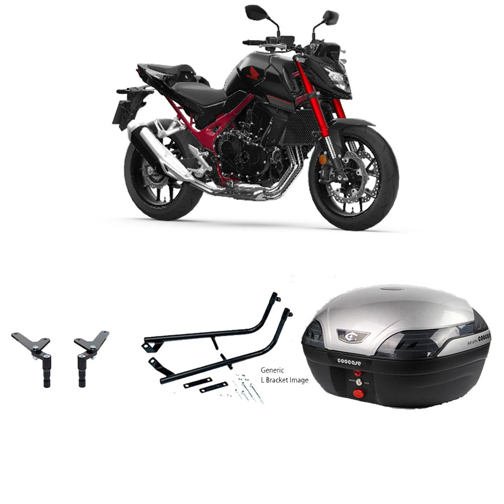 S48 Astra Silver Topbox Kit CB 750 (HORNET) 23-25 - H175S48BPSIL