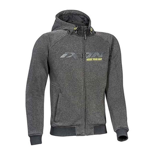 PALERMO HOODY - ANTHRACITE/BLACK/BRIGHT YELLOW