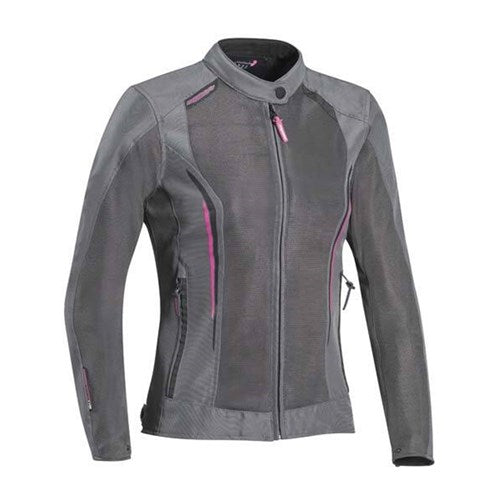 COOL AIR LADY JACKET - GREY/FUSHIA