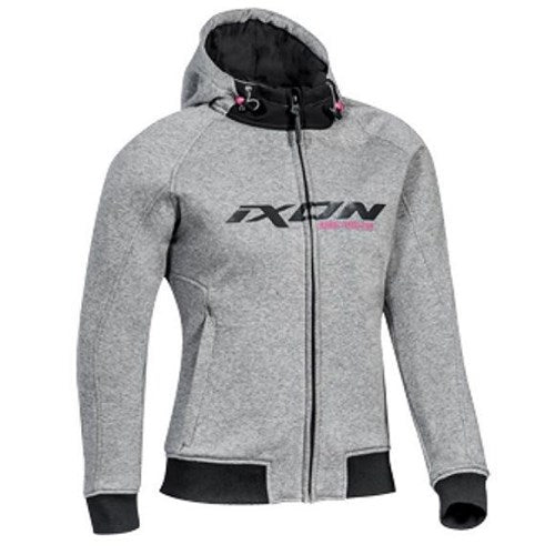 PALERMO LADY HOODY - GREY/PINK